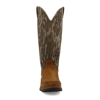 Image showing  Men's 17 in. Full-Grain Leather Snake Boots