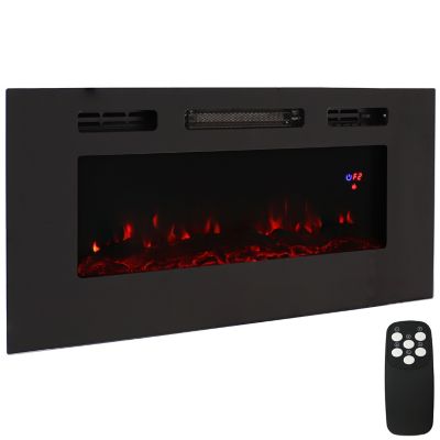 Sunnydaze Decor 40 in. Sophisticated Hearth Electric Fireplace