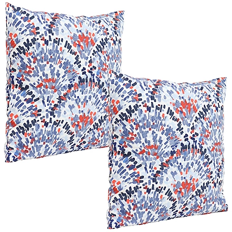 Sunnydaze Decor Outdoor Decorative Throw Pillows, 2 pk.
