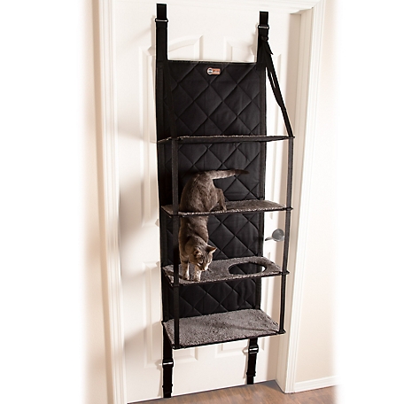 K&H Pet Products 65 in. 4-Tier Hangin' Cat Tree, Gray