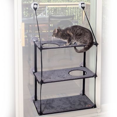 K&H Pet Products EZ Mount Kitty Sill Cat Window Bed, 3-Stack
