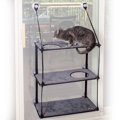 K&H Pet Products Ez Mount Kitty Sill Cat Window Bed, 3-Stack