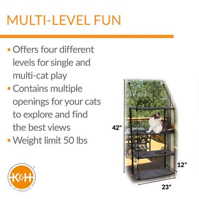 Image showing  EZ Mount Kitty Sill Cat Window Bed, 4-Pack