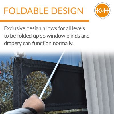 Image showing  EZ Mount Kitty Sill Cat Window Bed, 4-Pack