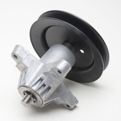 MTD Genuine Lawn Mower Spindle Assembly with Pulley for Bolens, Huskee, MTD, Troy-Bilt, White Outdoor and More Models