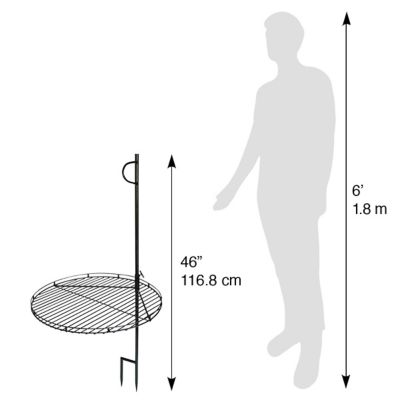 Image showing  24 in. Swing-Away Grill