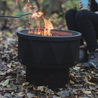 Image showing  16 in. Spark Screen and Screen Lift for Portable Pellet Fire Pit