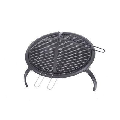 Blue Sky Outdoor 21.25 in. Round Folding Leg Portable Fire Pit