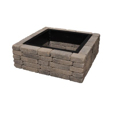 Image showing 8 th Blue Sky Outdoor 36 in. Square Fire Ring, Black, 0.8 mm