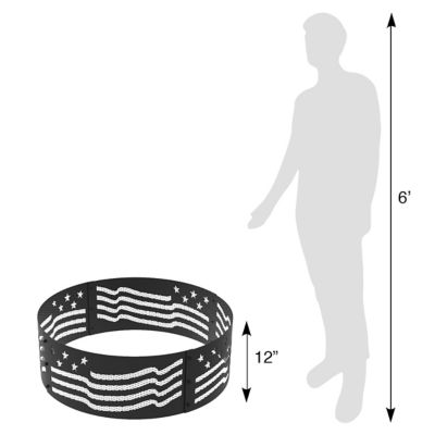Image showing  36 in. Round Stars and Stripes Decorative Fire Ring, 0.8 mm