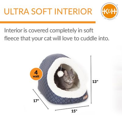 Image showing  Thermo-Pet Cave Cat Bed, Navy