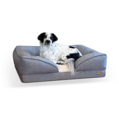 K&H Pet Products Pillow-Top Orthopedic Lounger Sofa Pet Bed