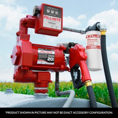 Image showing  3/4 in. 3-Wheel Mechanical Fuel Transfer Meter, 40 GPM, 807C