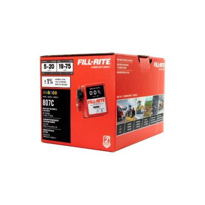 Image showing  3/4 in. 3-Wheel Mechanical Fuel Transfer Meter, 40 GPM, 807C