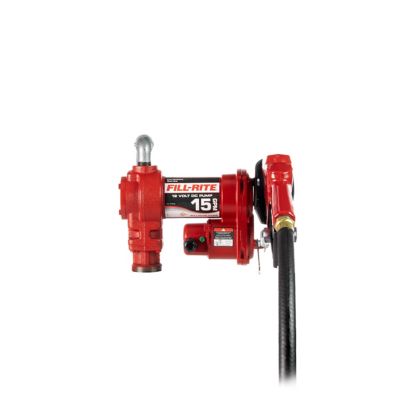 Image showing  12VDC Fuel Transfer Pump Kit with Auto Nozzle, 15 GPM, FR1210HA