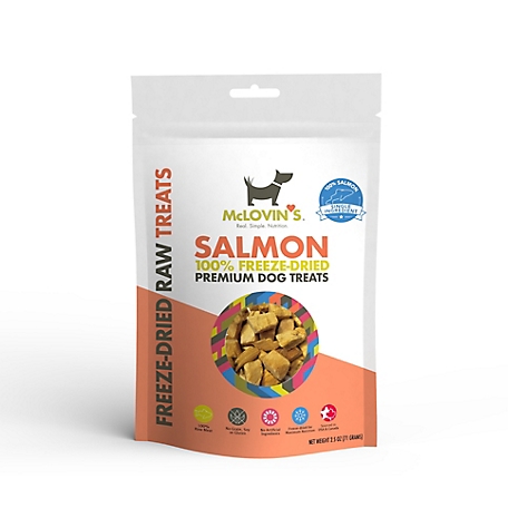 McLovin's Freeze-Dried Salmon Dog Chew Treats, 2.5 oz.