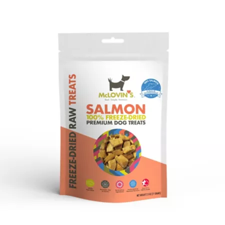 McLovin's Salmon Freeze Dried Dog Chews 2.5 oz. Dog Freeze-Dried Treats