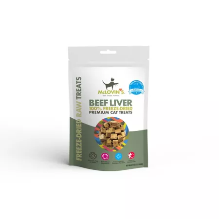 McLovin's Freeze-Dried Beef Liver Flavored Cat Treats 4 oz. Cat Freeze-Dried Treats