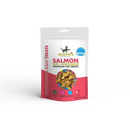 McLovin's Salmon Flavor Freeze-Dried Cat Treats, 2.5 oz.