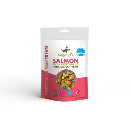 McLovin's Salmon Flavor Freeze Dried Cat Treats 2.5 oz. Cat Freeze-Dried Treats