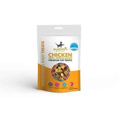McLovin's Chicken Flavor Freeze-Dried Cat Treats, 3 oz.
