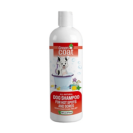 Green Coat All-Natural Hot Spot Dog Shampoo, 16 oz.
