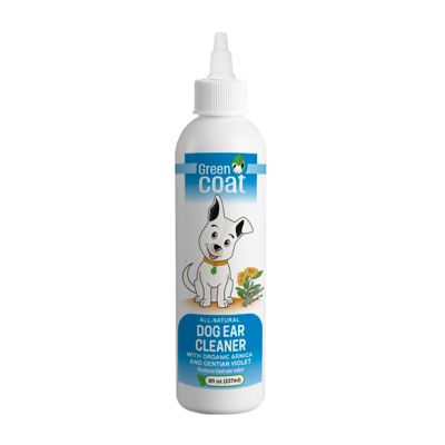 Green Coat All-Natural Ear Cleaner for Dogs, 8 oz.