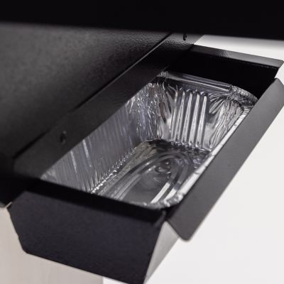 Image showing  730 sq. in. Stainless Steel Wood Pellet Grill and Smoker, Gray