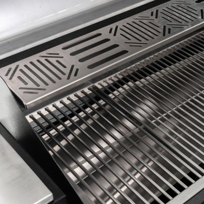 Image showing  890 sq. in. Stainless Steel Wood Pellet Grill and Smoker, Gray