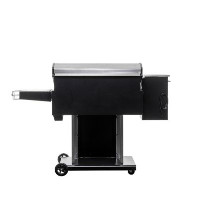 Image showing 5 th USSC Grills 890 sq. in. Stainless Steel Wood Pellet Grill and Smoker, Gray