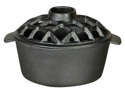 US Stove Lattice Steamer, Black, 1 qt.