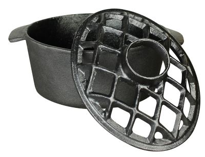 Image showing  Lattice Steamer, Black, 1 qt.