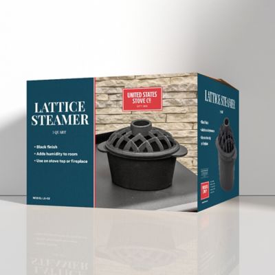 Image showing  Lattice Steamer, Black, 1 qt.