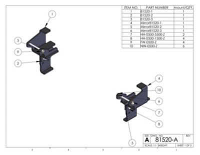 Image showing  Custom Truck Snow Plow Mount for 2008-2010 Ford F-250/350