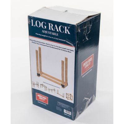 Image showing  Adjustable Log Rack Brackets Kit