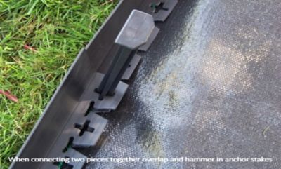 Image showing  20 ft. 3 in. No Dig Garden Edging, Black