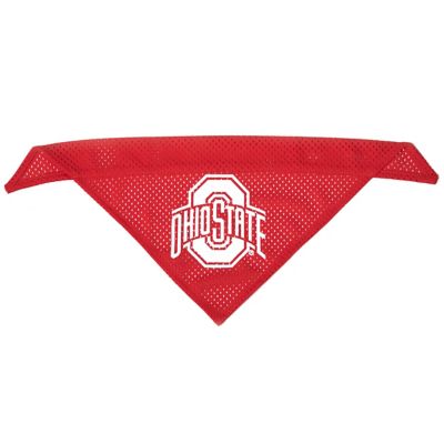 The License House Ohio State Buckeyes Mesh Dog Bandana