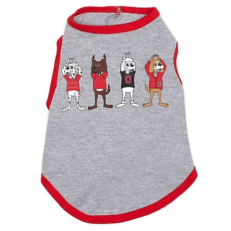 The License House Ohio State Buckeyes O-H-I-O Dogs Dog T-Shirt