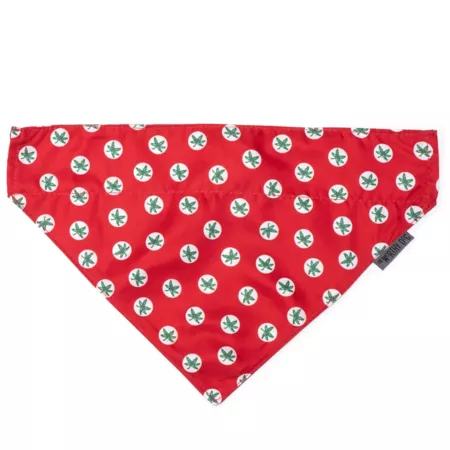 The License House Ohio State Buckeyes Dog Tossed Decals Slide-On Pet Bandana Dog Bandanas Ties & Accessories