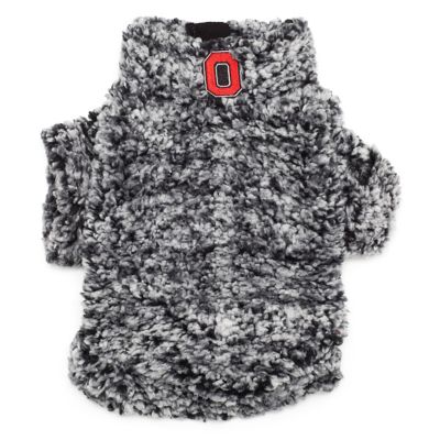 The License House Ohio State Buckeyes Wubby Fleece Quarter-Zip Dog Pullover