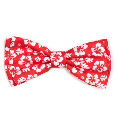 Worthy Dog Aloha Bow Adjustable Pet Bow Tie Pet Collar Accessory