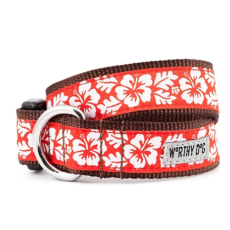 Worthy Dog Adjustable Aloha Dog Collar