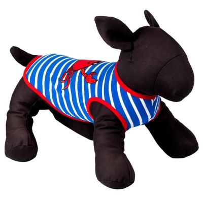 Image showing  Applique Crab Graphic Sleeveless Dog T-Shirt