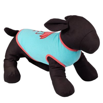 Image showing  Applique Flamingo Graphic Sleeveless Dog T-Shirt