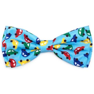 Worthy Dog Beep Beep Cars Adjustable Bow Tie Pet Collar Accessory