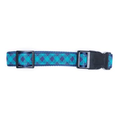 Image showing  Adjustable Bias Buffalo Plaid Dog Collar