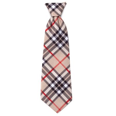 Worthy Dog Bias Plaid Adjustable Neck Tie Pet Collar Accessory