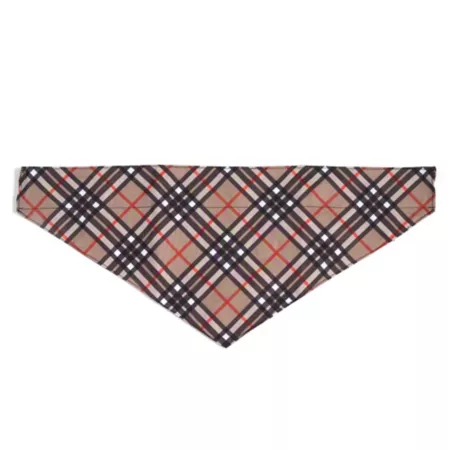 Worthy Plaid Bias Pullover Pet Bandana for Dogs Dog Bandanas Ties & Accessories