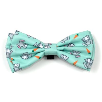 Worthy Dog Bunnies Bow Tie Adjustable Pet Collar Accessory, Small