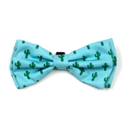 Worthy Dog Cactus Adjustable Bow Tie Pet Collar Accessory